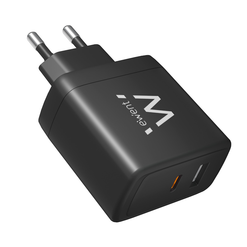 EW1330 | 65W USB-C and QC3.0 GaN Fast Charger for Cell,Tablet,laptop | Ewent | distributori informatica